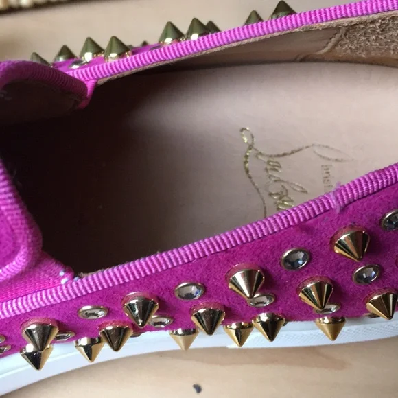 Christian Louboutin pink slip on - Picture 7 of 8